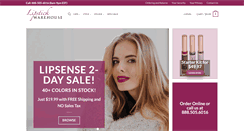 Desktop Screenshot of lipstickwarehouse.com